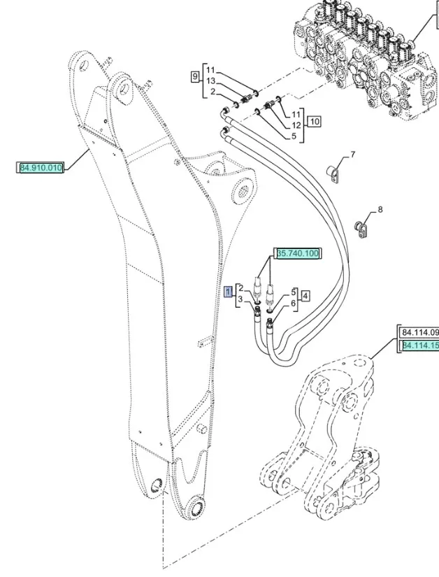 87638575 - Шланг гидравлический