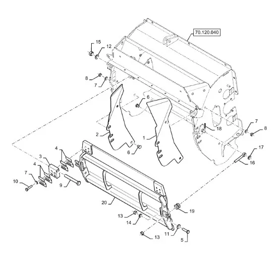47961909 - пластина износа