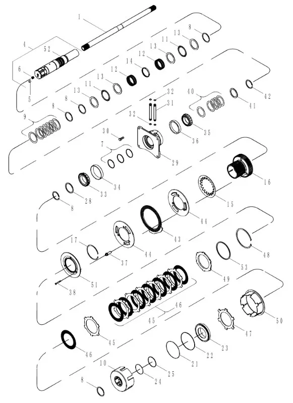198496A1 - Вал входн. муфты ВОМ TGT8/Mg.